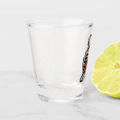 8-bit Retro Skeleton ショットグラス (左)