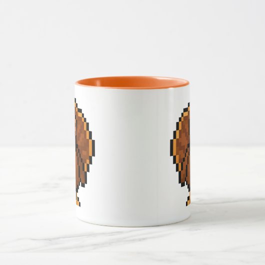 8-bit Retro Turkey マグカップ (中央)