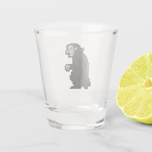 8-bit Retro Vampire ショットグラス (裏面)
