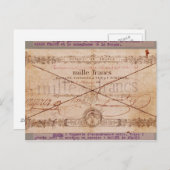 8 Floreal, An Xの1000フラン紙幣 ポストカード (正面/裏面)