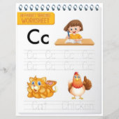 8 Learn To Spell Letter C Teacher Home Schooling (正面)