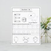 8 Learn To Spell Letter E Teacher Home Schooling (スタンド正面)