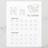 8 Learn To Spell Letter N Teacher Home Schooling (正面)