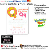 8 Learn To Spell Letter Q Teacher Home Schooling