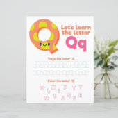 8 Learn To Spell Letter Q Teacher Home Schooling (スタンド正面)