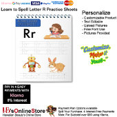 8 Learn To Spell Letter R Teacher Home Schooling