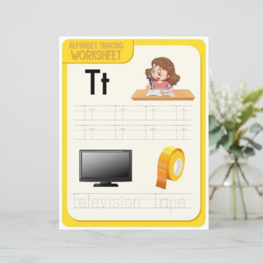 8 Learn To Spell Letter T Teacher Home Schooling (スタンド正面)