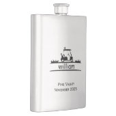  8 oz Stainless Steel Custom Gift for Golfers フラスク (右)