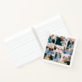 8 Photo Collageファミモダンリパーソナライズされたー |赤面 ノートブック (内部)