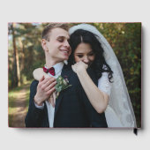 8 Photo Collage Personalized Couple Guest Book ゲストブック (裏面)