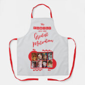 8 photo family motivation red エプロン (正面)