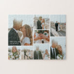 8-Photo Gallery Custom Caption Personalized Puzzle ジグソーパズル<br><div class="desc">Photo gifts make the best gifts! Easily personalized with your text and/or photo(s) for a custom look. Designed by Berry Berry Sweet. View more designs at www.berryberrysweet.com</div>