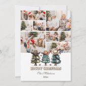 8 photo Western Howdy Christmas シーズンカード (正面)