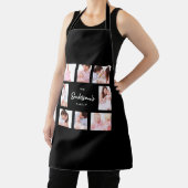 8 Sections Family Photo in Black Frame エプロン (インサイチュ)