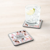 8 Sections Family Photo in Gray Frame コースター (右側)