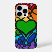 8-Sripe Rainbow Pride Squiggle iPhoneケース (裏面)