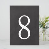 8 Table Number 6.5 x 8.75 招待状 (スタンド正面)