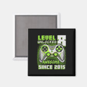 8 Unlocked 素晴らし 2015ビデオゲーム第8誕生日Bo マグネット (正面/裏面)