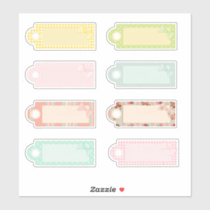 8 xヴィンテージ素朴ラベルスクラップブック作りカードギフト シール