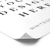 8"x10" オーダーメイド サイン印刷 ポスター (角)