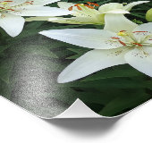 8"x10"ホワイトリリー フォトプリント            (角)