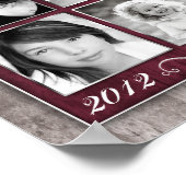 8"x10" 4スロットファミリーコラージモンタージュスチールマグノリ ポスター (角)