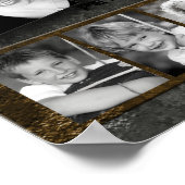 8"x10" 4スロットファミリーコラージュモンタージュインキング ポスター (角)