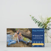 8" x4"ハヌカーのフォトカード シーズンカード (スタンド正面)