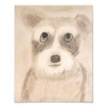 8" x 10インチシェードシュナウザープリント