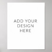 8" x 10インチポートレート印刷 ポスター (正面)