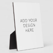 8" x 10インチポートレート記号 フォトプラーク (側面)