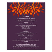 8 x 10テーブルディナーメニュー(フレーミング用) フォトプリント (正面)