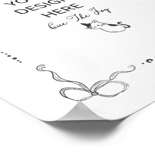 8 x 10" ポスター (角)