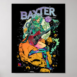 8"x 12" Baxter Cosmonautポスター ポスター