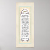 8 x 20アクアブルーに長持ちするラブクリームを作る ポスター (正面)