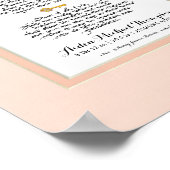 8 x 20健康な子供を構築するパーチメントアクアブルー ポスター (角)