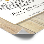 8 x 24健康な子供を構築する – バーンドウッドフェンス ポスター (角)