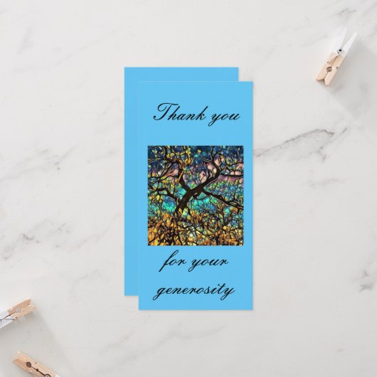 8" x 4" フラットカード (正面/裏面インサイチュ)