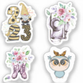 8" x 8"の大きなカスタムビニールシール シール (正面)