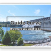 8" x 8"の大きなカスタムビニールシール シール (正面)