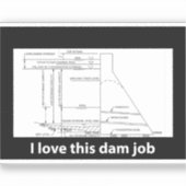 8" x 8"の大きなカスタムビニールシール シール (正面)