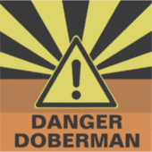 8" x 8"の大きなカスタムビニールシール シール (正面)