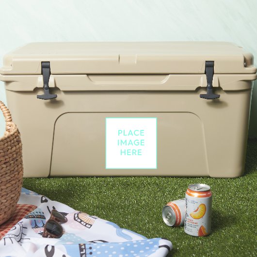 8" x 8"の大きなカスタムビニールシール シール (クーラー)