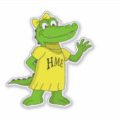 8" x 8"の大きなカスタムビニールシール シール (正面)