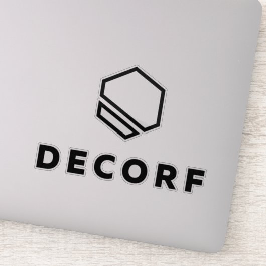 8" x 8"の大きなカスタムビニールシール シール (詳細)