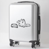 8" x 8"の大きなカスタムビニールシール シール (スーツケース)