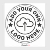 8" x 8"の大きなカスタムロゴカスタム付きビニール シール (シート)