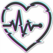 8" x 8"カットカスタムビニールのシール シール (正面)