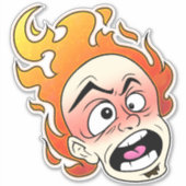 8" x 8"カットカスタムビニールのシール シール (正面)