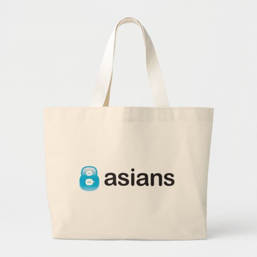 8Asians Totebag ラージトートバッグ (正面)